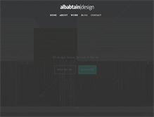 Tablet Screenshot of albabtaindesign.com